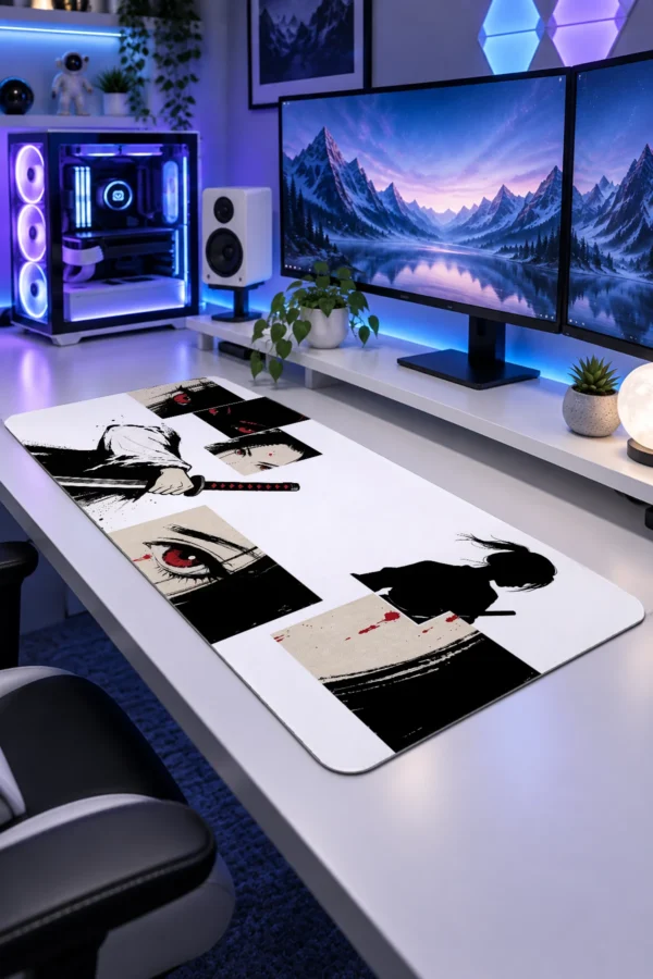 Red Eyes Mosaic Gaming Mousepad