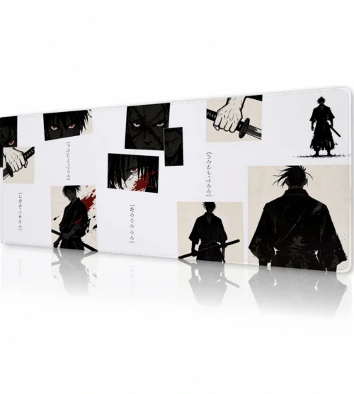 Ronin Manga Panels Gaming Mousepad Ronin Manga Panels Gaming Mousepad