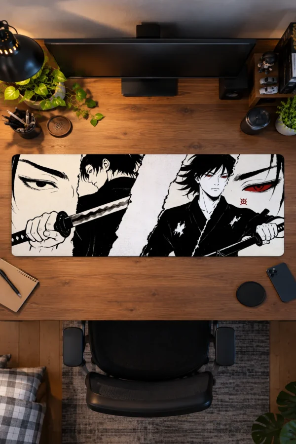 Ember Eye Swordsman Gaming Mousepad