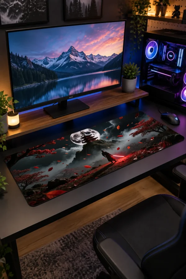 Scarlet Pagoda Vigil Gaming Mousepad Scarlet Pagoda Vigil Gaming Mousepad