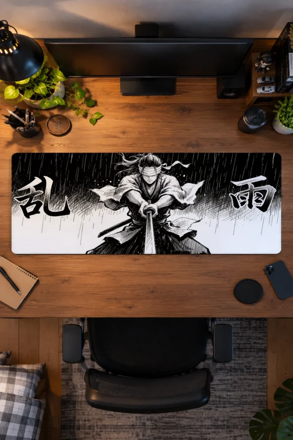 Rainfall Ronin Gaming Mousepad