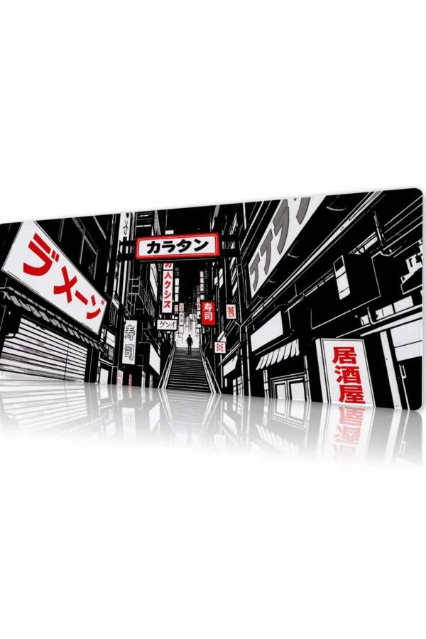 Monochrome Alley Gaming Mousepad