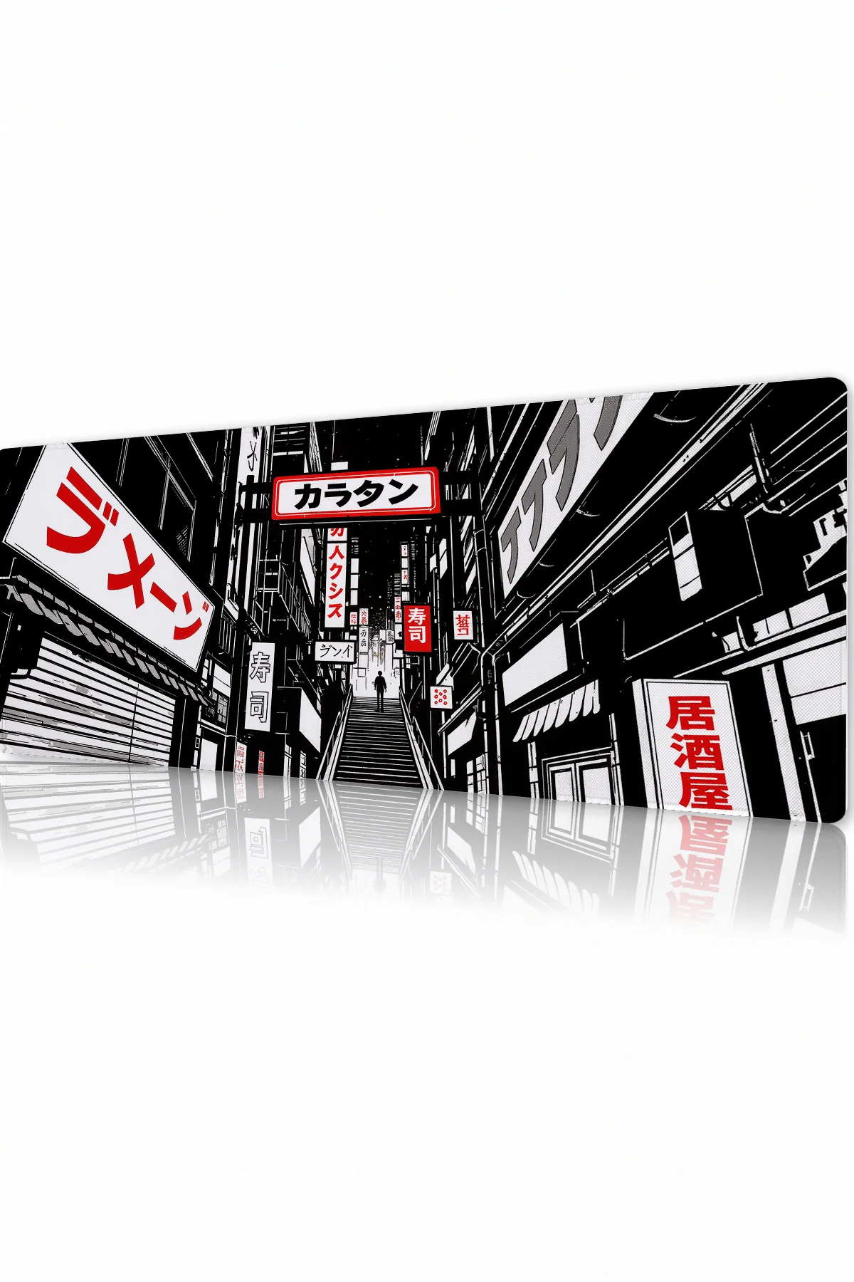 Monochrome Alley Gaming Mousepad