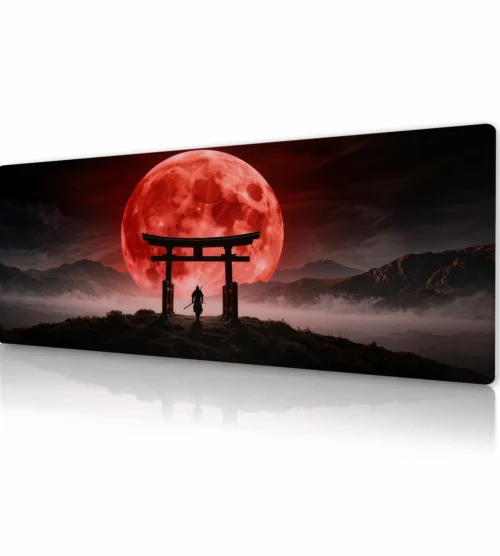 Blood Moon Torii Gaming Mousepad Blood Moon Torii Gaming Mousepad