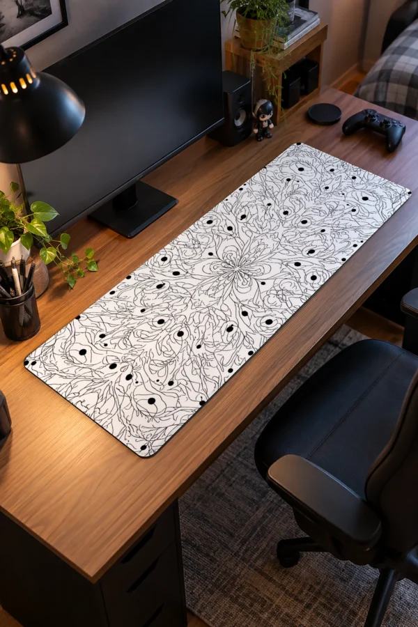 Whisper Line Bloom Gaming Mousepad Whisper Line Bloom Gaming Mousepad