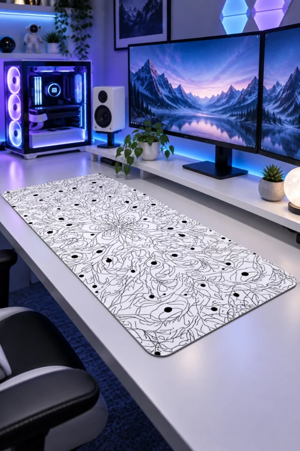 Whisper Line Bloom Gaming Mousepad Whisper Line Bloom Gaming Mousepad