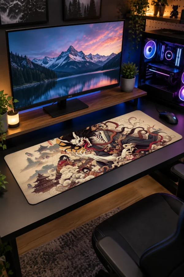 Oni Awakening Gaming Mousepad Oni Awakening Gaming Mousepad