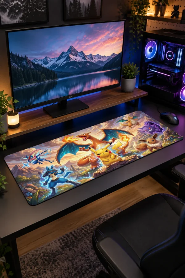Elemental Critters Gaming Mousepad Elemental Critters Gaming Mousepad
