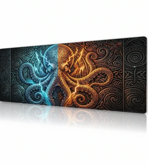 Ember Frost Kraken Gaming Mousepad Ember Frost Kraken Gaming Mousepad