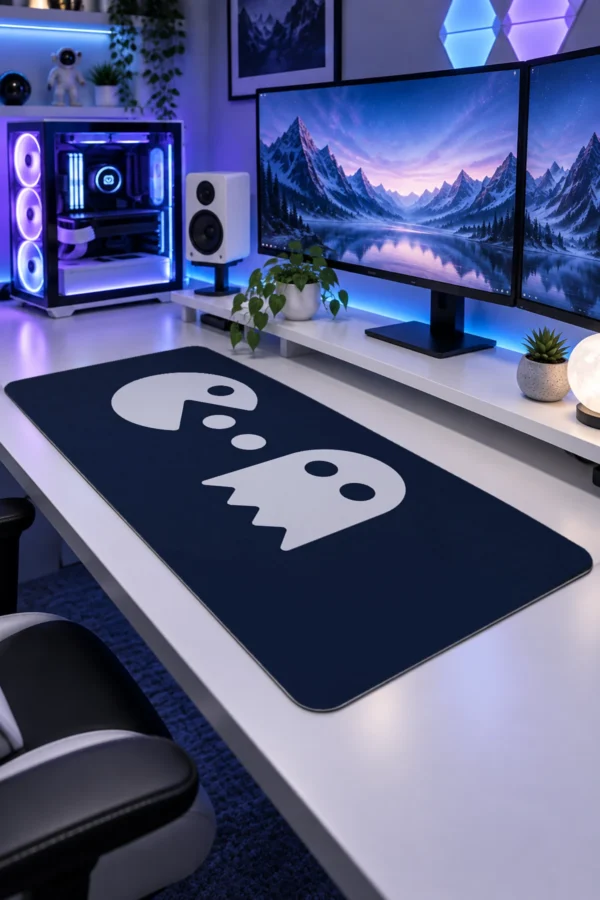 Midnight Arcade Chase Gaming Mousepad