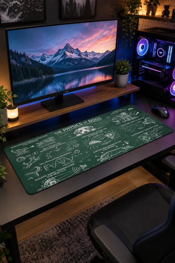 Canine Chalk Theory Gaming Mousepad Canine Chalk Theory Gaming Mousepad