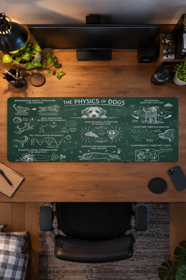 Canine Chalk Theory Gaming Mousepad Canine Chalk Theory Gaming Mousepad