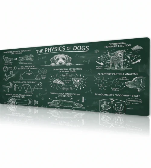 Canine Chalk Theory Gaming Mousepad Canine Chalk Theory Gaming Mousepad