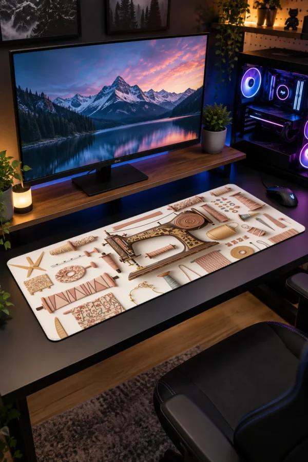 Blush Thread Atelier Gaming Mousepad