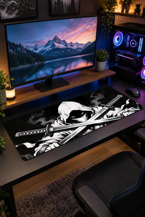 Crossed Steel Phantom Gaming Mousepad