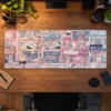 Pastel Kitty Lane Gaming Mousepad