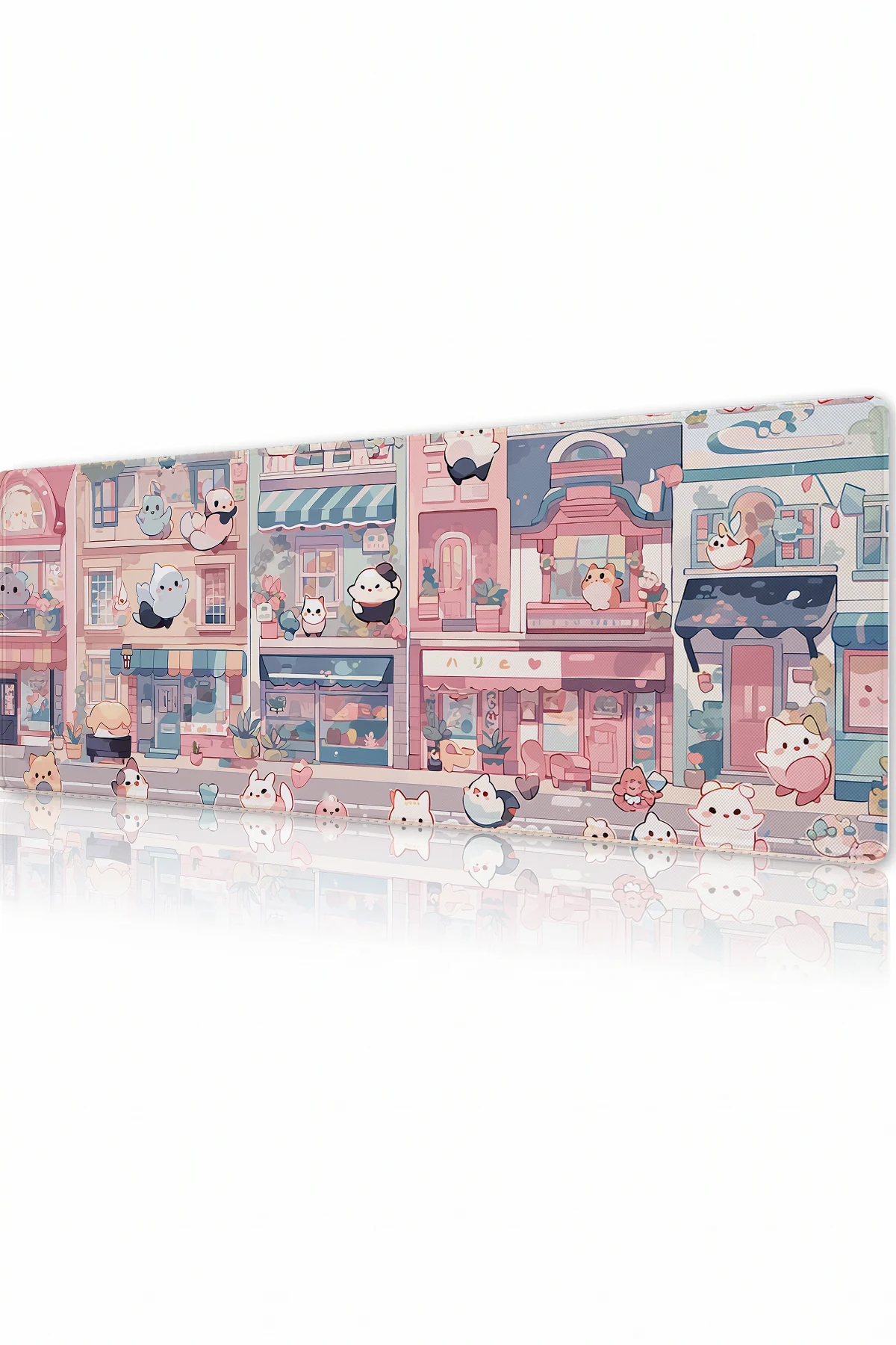 Pastel Kitty Lane Gaming Mousepad
