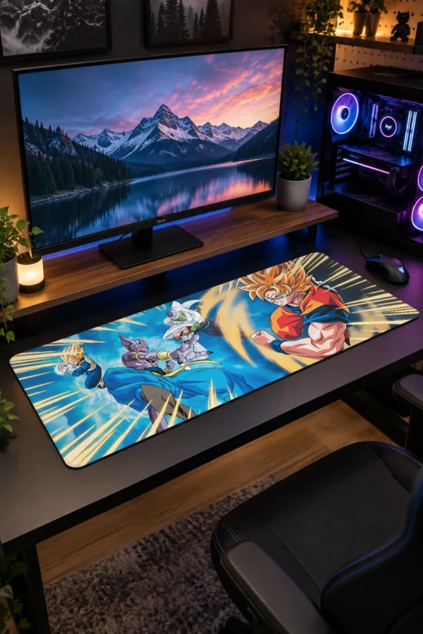 Golden Aura Clash Gaming Mousepad Golden Aura Clash Gaming Mousepad