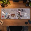 Spellbook Doodles Gaming Mousepad