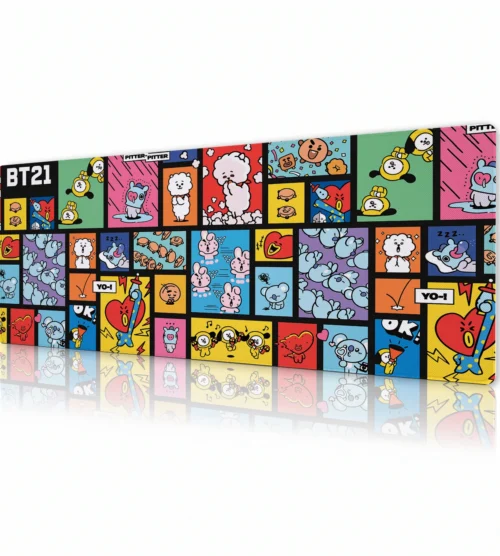 Kawaii Comic Grid Gaming Mousepad Kawaii Comic Grid Gaming Mousepad