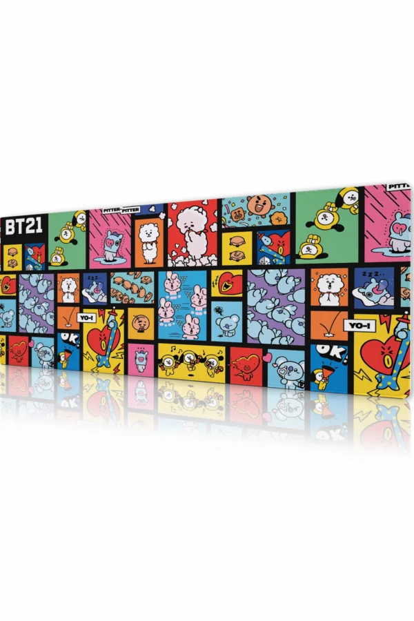 Kawaii Comic Grid Gaming Mousepad Kawaii Comic Grid Gaming Mousepad