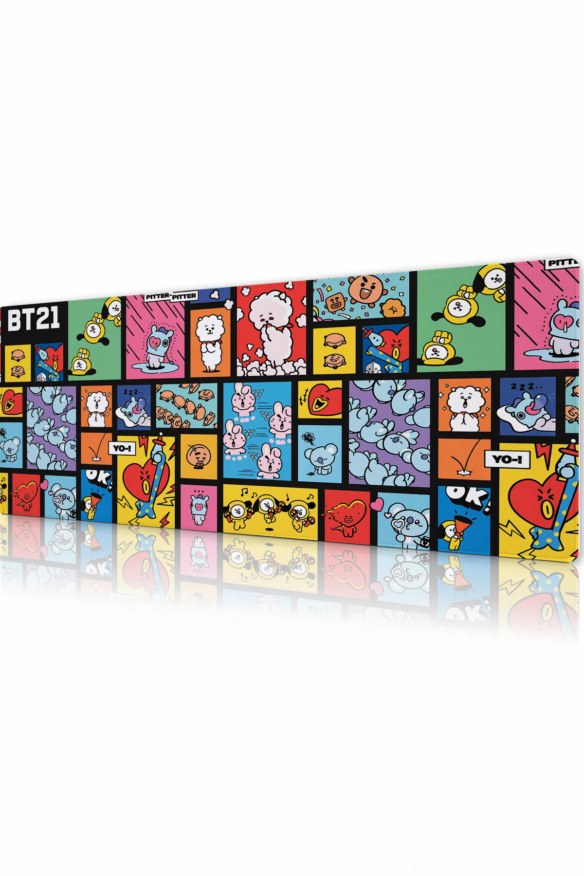 Kawaii Comic Grid Gaming Mousepad Kawaii Comic Grid Gaming Mousepad