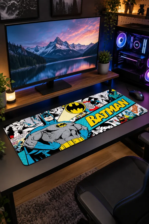 Vintage Comic Vigil Gaming Mousepad