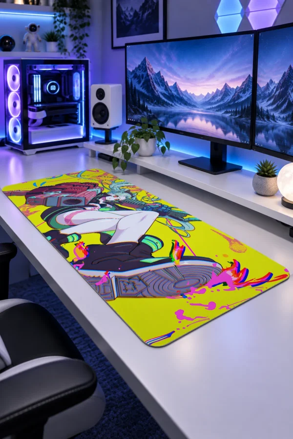 Acid Glitch Rebel Gaming Mousepad
