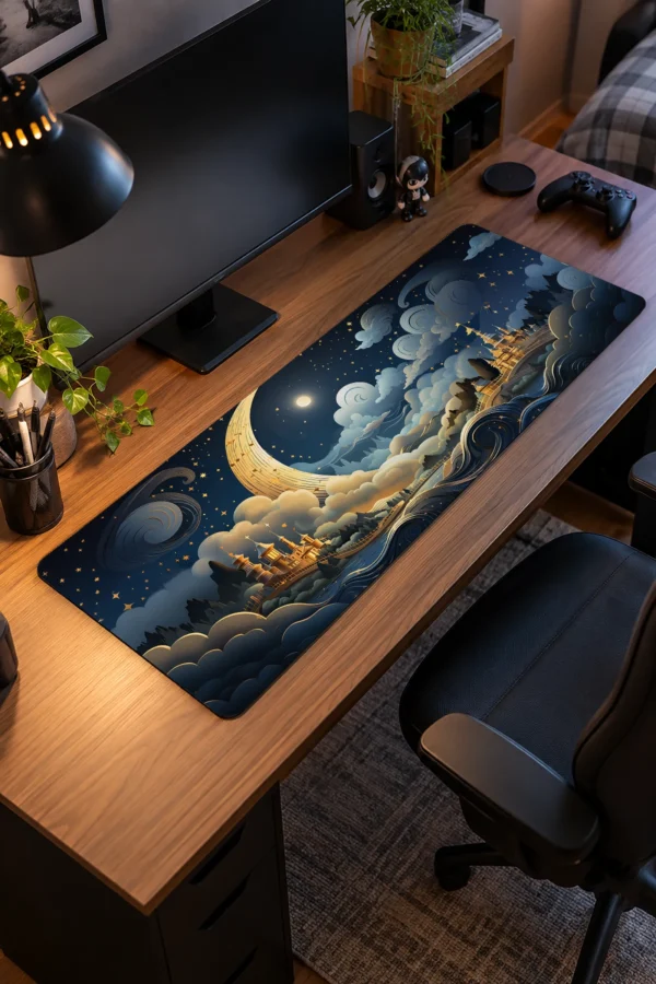 Crescent Castle Dreams Gaming Mousepad Crescent Castle Dreams Gaming Mousepad