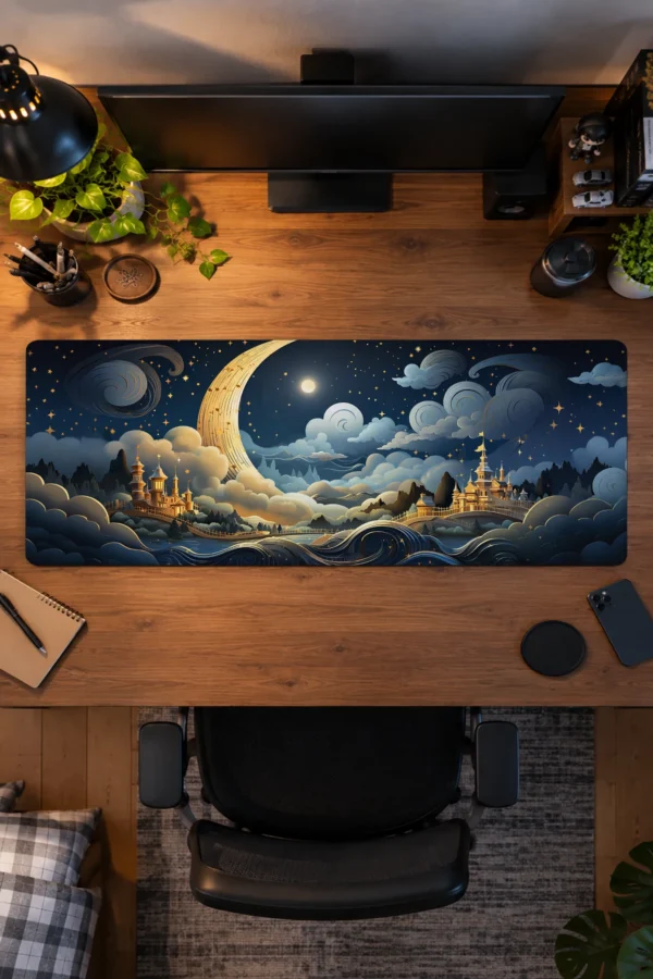 Crescent Castle Dreams Gaming Mousepad Crescent Castle Dreams Gaming Mousepad