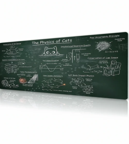 Feline Chalk Theory Gaming Mousepad Feline Chalk Theory Gaming Mousepad