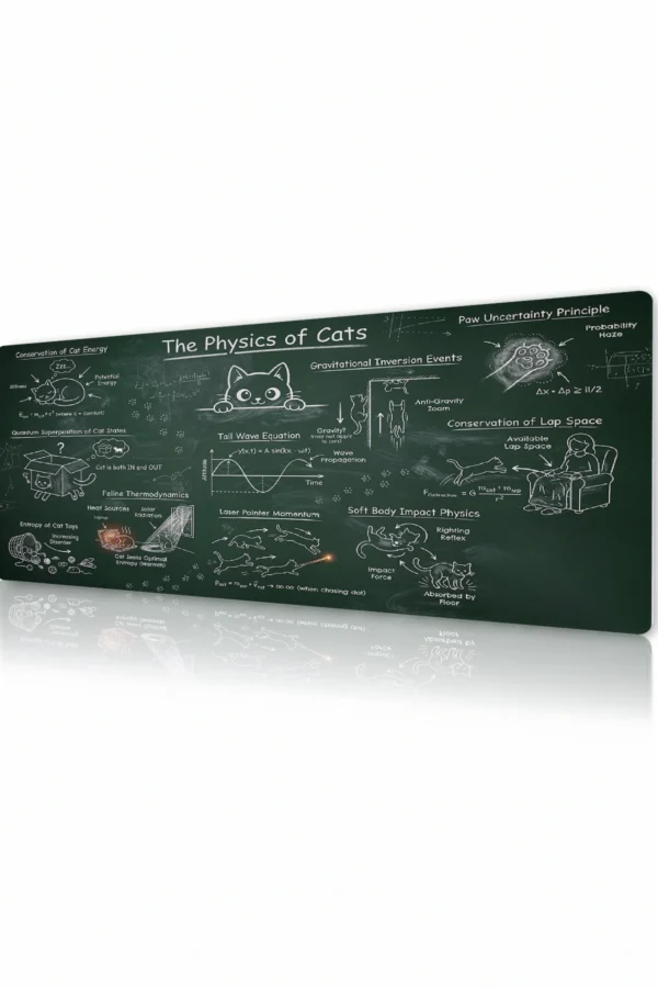 Feline Chalk Theory Gaming Mousepad Feline Chalk Theory Gaming Mousepad