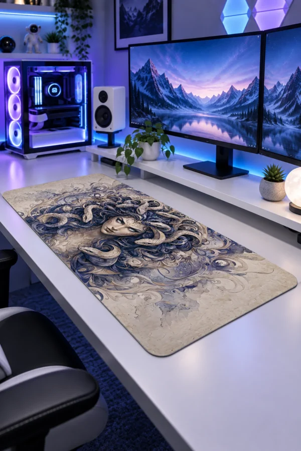 Serpent Crown Gaze Gaming Mousepad Serpent Crown Gaze Gaming Mousepad