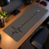 Slate Heartbeat Gaming Mousepad Slate Heartbeat Gaming Mousepad