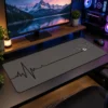 Slate Heartbeat Gaming Mousepad Slate Heartbeat Gaming Mousepad