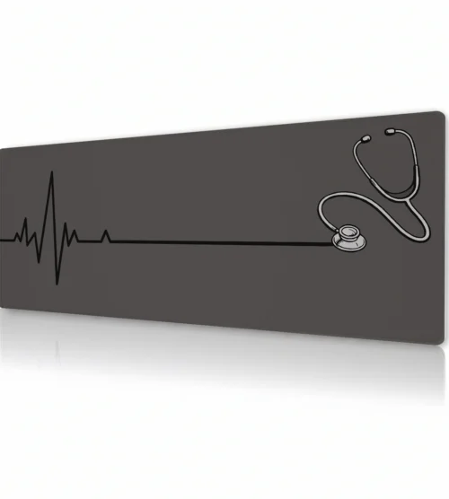 Slate Heartbeat Gaming Mousepad Slate Heartbeat Gaming Mousepad