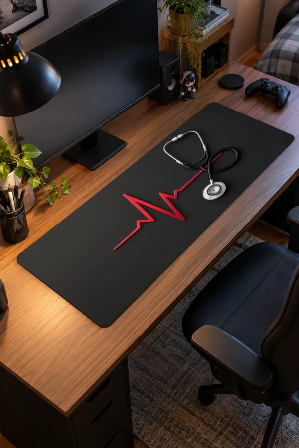 Crimson Heartbeat Gaming Mousepad Crimson Heartbeat Gaming Mousepad