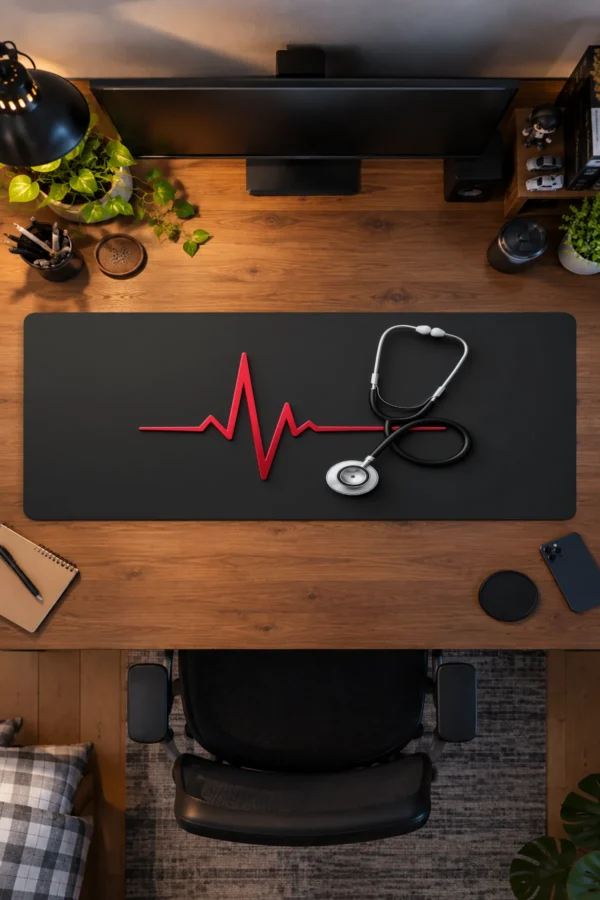 Crimson Heartbeat Gaming Mousepad Crimson Heartbeat Gaming Mousepad