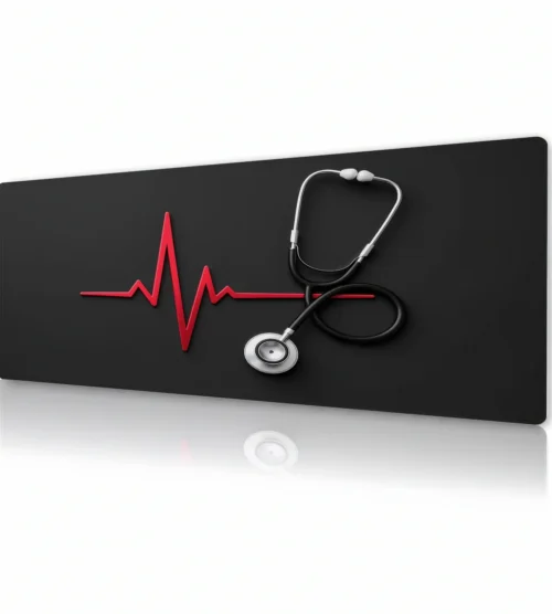 Crimson Heartbeat Gaming Mousepad Crimson Heartbeat Gaming Mousepad