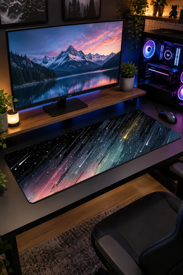Midnight Starfall Gaming Mousepad