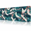 Crane Blossom Dance Gaming Mousepad