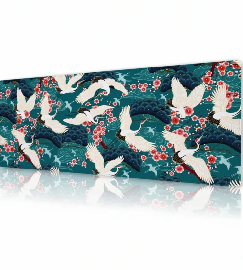 Crane Blossom Dance Gaming Mousepad Crane Blossom Dance Gaming Mousepad