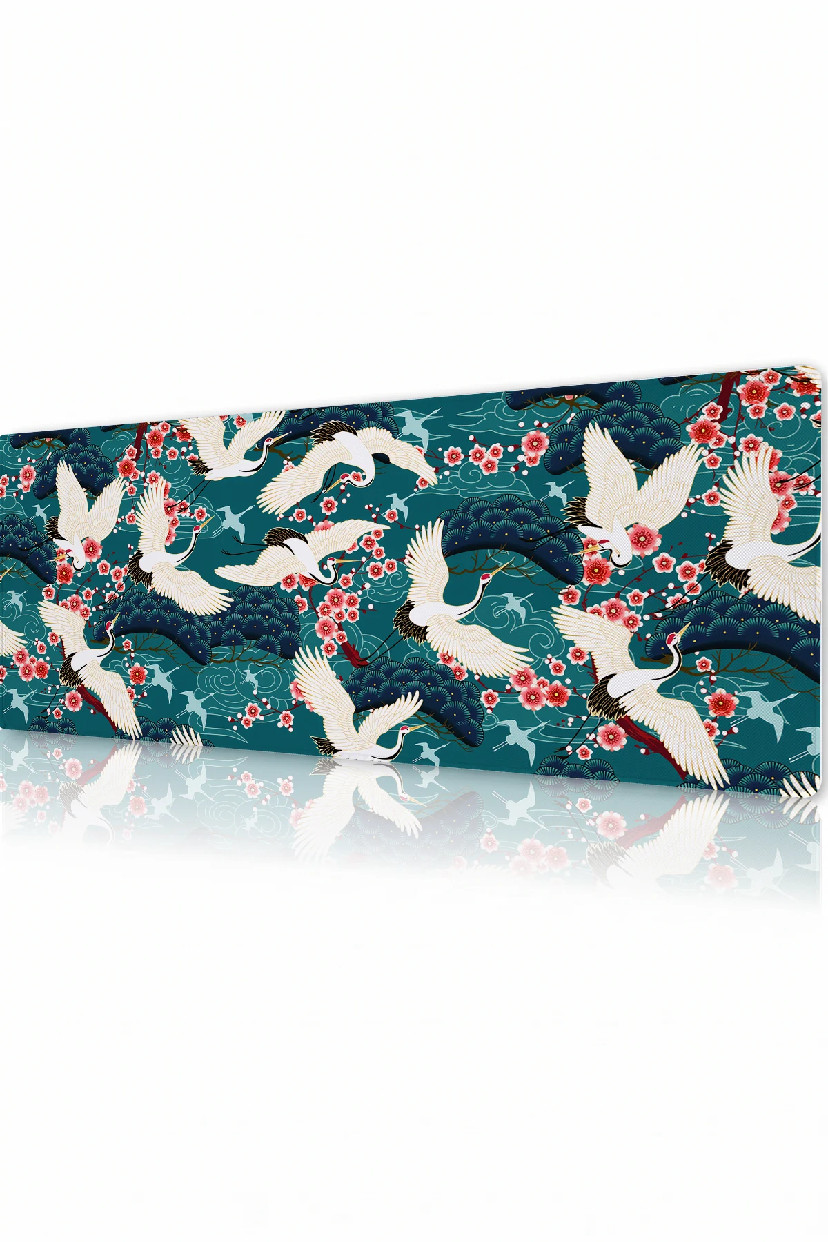 Crane Blossom Dance Gaming Mousepad