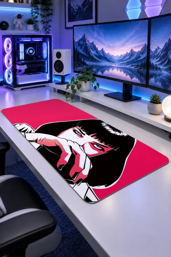 Crimson Stare Gaming Mousepad