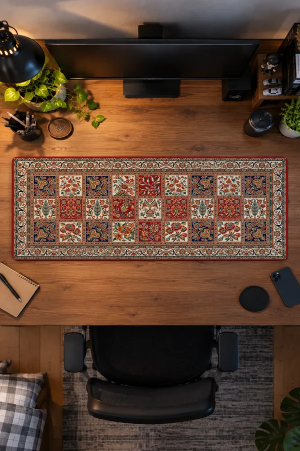 Garden Tile Tapestry Gaming Mousepad