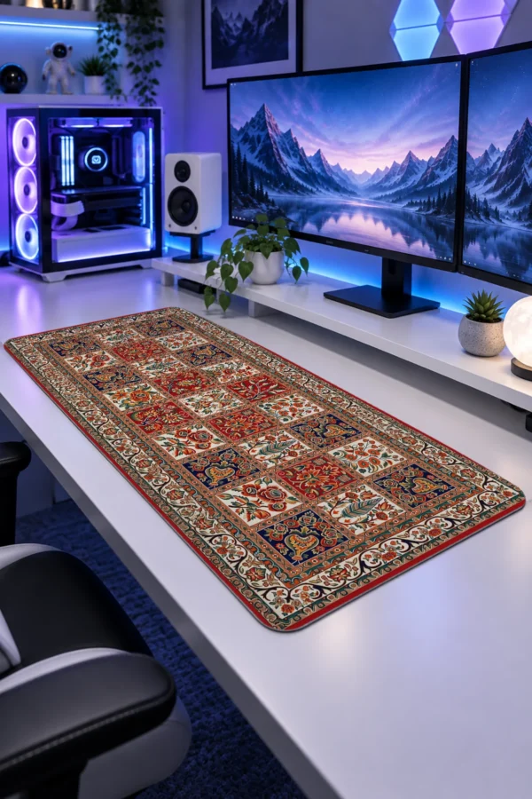 Garden Tile Tapestry Gaming Mousepad