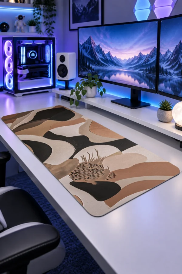 Desert Clay Forms Gaming Mousepad