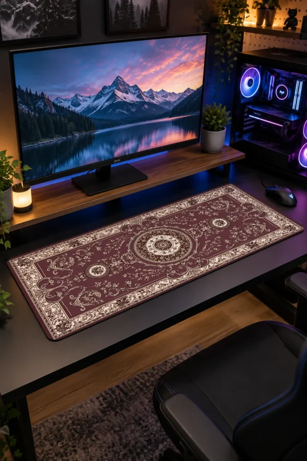 Mocha Baroque Gaming Mousepad