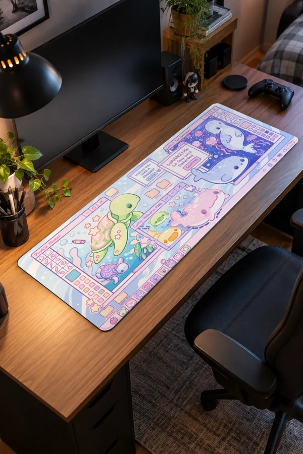 Pixel Lagoon Gaming Mousepad