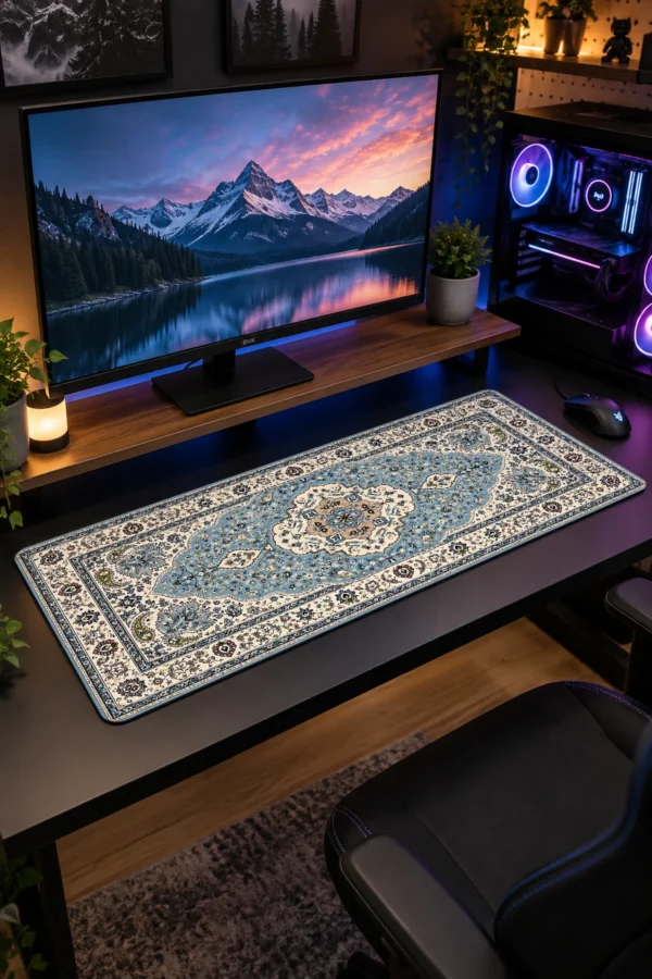Azure Medallion Gaming Mousepad Azure Medallion Gaming Mousepad
